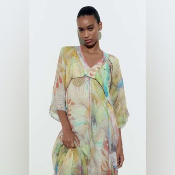 ZARA PRINTED DRESS LIMITED EDITION - Picture 13 of 15